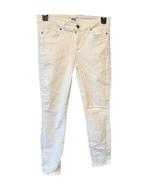 PAIGE Verdugo Ankle Skinny Jeans – White – Size 30